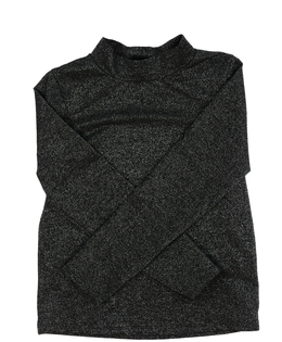 Černé triko se stříbrnými metalickými vlákny Next