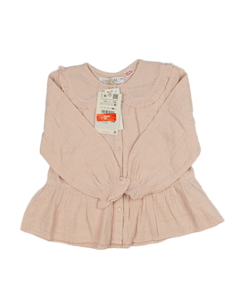 Nová růžová košile s límečkem Zara