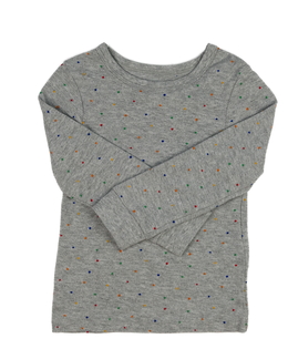 Šedé triko s hvězdami Tu