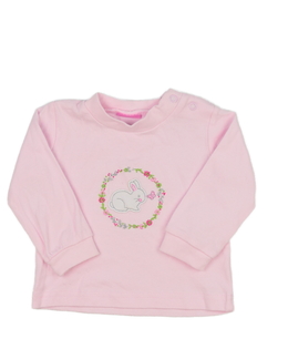 Růžové triko se zajíčkem