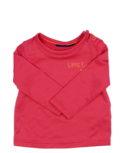 Růžové triko s nápisem