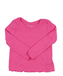 Růžové žebrované triko Primark 