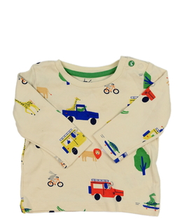 Hnědé triko s motivem safari Joules