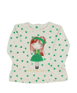 Bílé triko s holčičkou