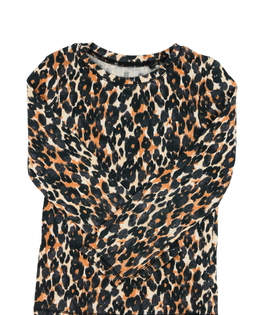 Hnědé vzorované triko Next