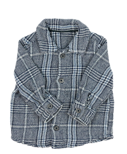 Modrá kostkovaná košile Tu