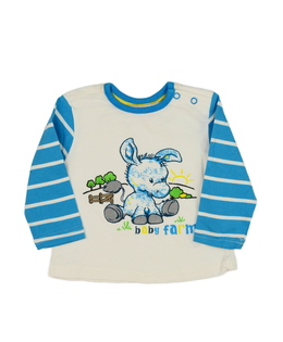 Bílo-modré triko se zvířátkem 