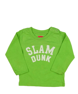 Zelené triko s bílým nápisem