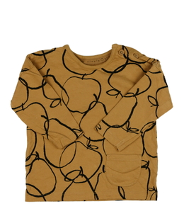 Hnědé triko s ovocem George