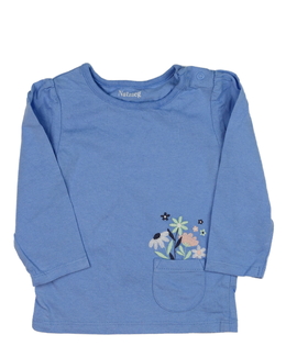 Modré triko s květinami Nutmeg 