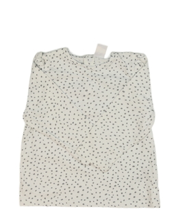 Bílé vzorované triko s volánky 