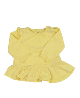 Žluté triko s volánky M&S