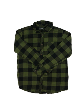 Zelená kostkovaná košile 