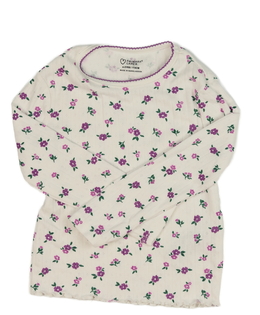 Bílé triko s květinami Primark 