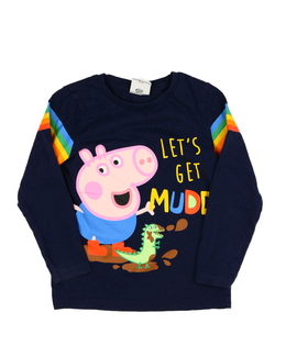 Tmavé triko Prasátko Pepa Tu