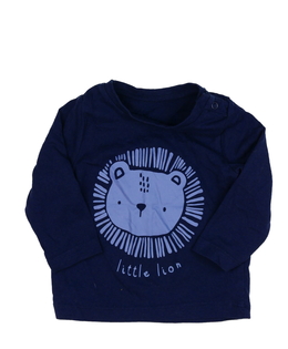 Tmavě modré triko se lvem