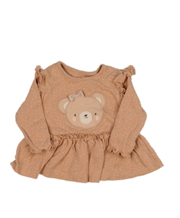 Oranžové triko s volánky Next