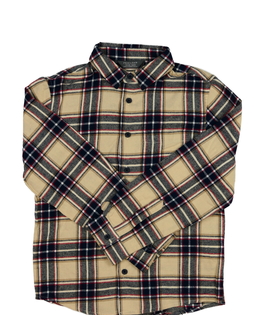 Hnědo-modrá kostkovaná košile Primark 