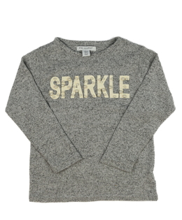 Šedé melírované triko s perličkami Primark 