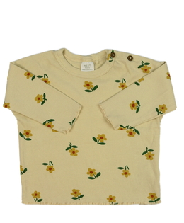 Žluté květinové triko Next