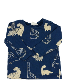 Modré triko s dinosaury Next