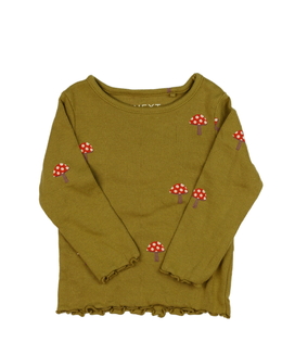 Zelené triko s mochomůrkami Next