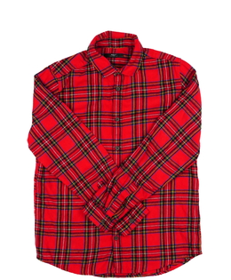 Červená pruhovaná košile Next