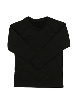 Černé vyteplené sportovní triko 