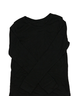 Černé žebrované triko Primark