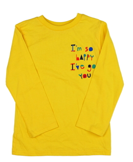 Žluté triko s nápisy George