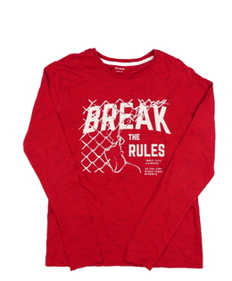 Červené triko s potiskem vel. 176