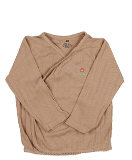 Oranžové madeirové triko H&M