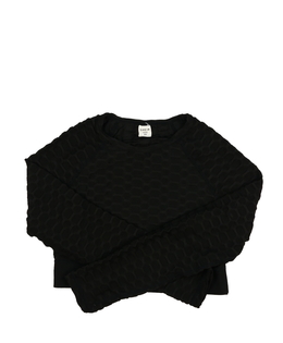 Černý crop top 