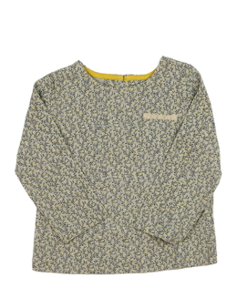 Šedé triko s větvičkami Next