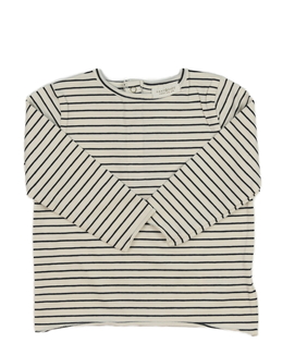 Bílé triko s tmavými pruhy Next