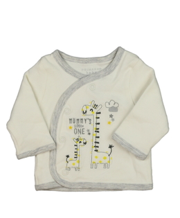 Bílé triko s žirafami Primark 