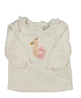 Bílá halenka se zvířátkem Next