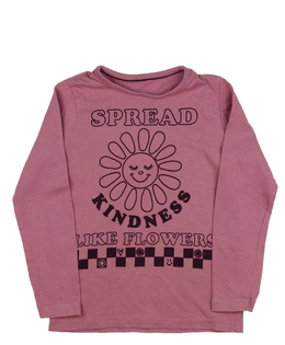 Růžové triko s květinou George