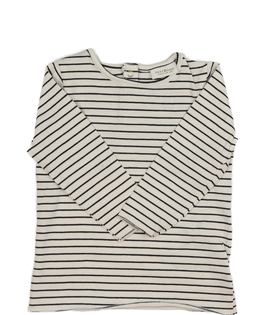 Bílé triko s tmavými pruhy Next