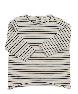 Bílé triko s tmavými pruhy Next