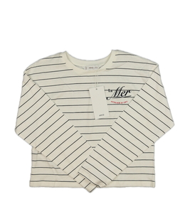 Nový pruhovaný crop top 