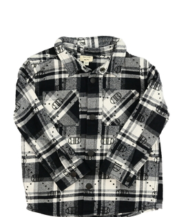 Černo-bílá kostkovaná košile River Island 