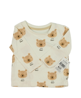 Nové krémové triko s medvědy 
