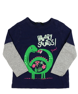Modro-šedé triko s dinosaurem George