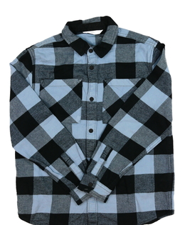 Modro-černá kostkovaná košile M&S