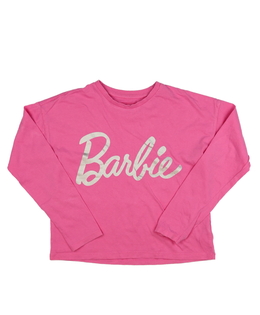 Růžový crop top Barbie 