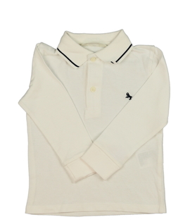 Smetanové triko s límečkem H&M