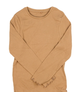 Hnědé žebrované triko George