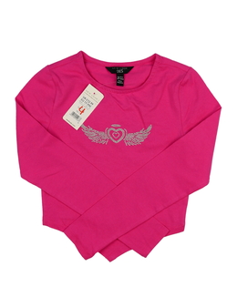 Nový růžový crop top New Look 