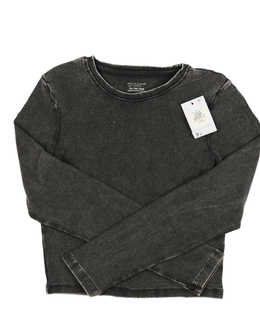 Nový šedý melírovaný crop top Primark 